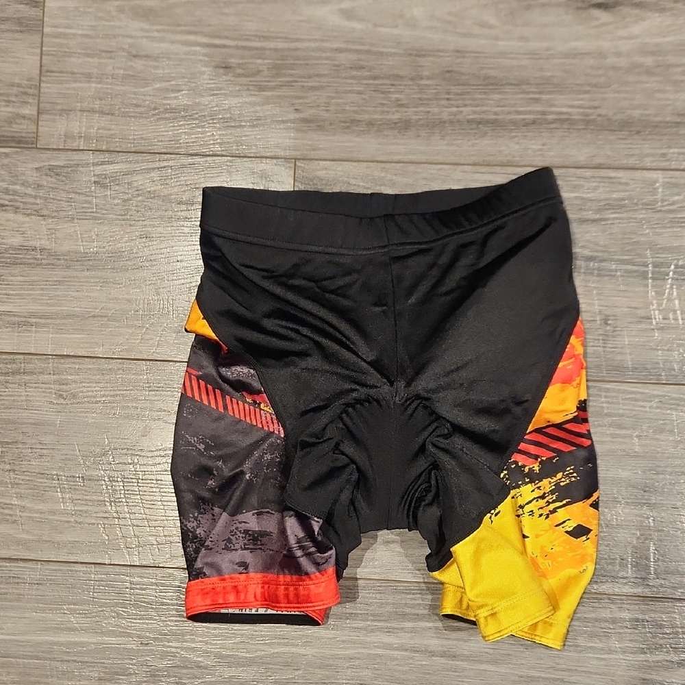 EUC Primal Women's Sz S Colorful Crotch Padded Cycling Shorts PMC 2013
